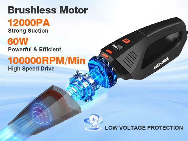 car vacuum detailing kit