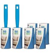 Wzxlj.Y Super Sticky Lint Roller for Pet Hair,540 Sheets,2 Handles with 6 Refills, Extra Strength...