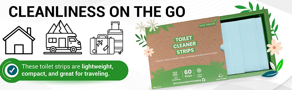 toilet bowl cleaner eco solve toilet cleaner strips natural cleaning products travel RV cleaning