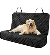 LIFTGO Dog Car Seat Cover for Car - Waterproof Scratchproof Bench Cover for Back Seat, Universal ...