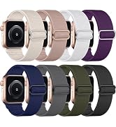 Brigtlaiff 8 Pack Bands Compatible with Apple Watch Band 38mm 40mm 41mm 42mm 44mm 45mm 46mm 49mm ...