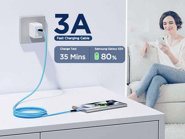 cell phone accessories 10 foot usb c cable 10 ft usb c cable fast charging