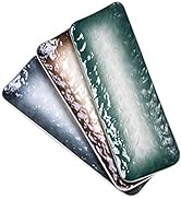 Eglaf 11.5'' Ceramic Platters - Rectangular Embossed Texture Sushi Plates - Party Porcelain Servi...