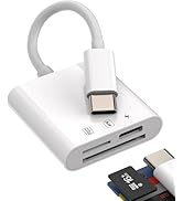 USB C SD TF Card Reader for iPhone 15 3-in-1 Type C Trail Camera Adapter Card Reader Plug and Pla...