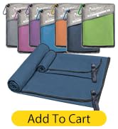 SYOURSELF 2 PCS Microfiber Travel Towel,Quick Dry Towel,Super Absorbent Camping Towel,Extra Large...