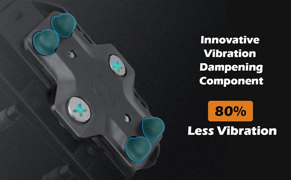 Innovative anti vibration component.