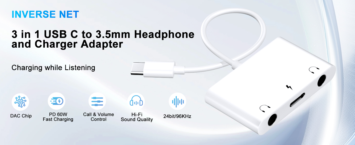 Headphone Splitter for 2 Headphones