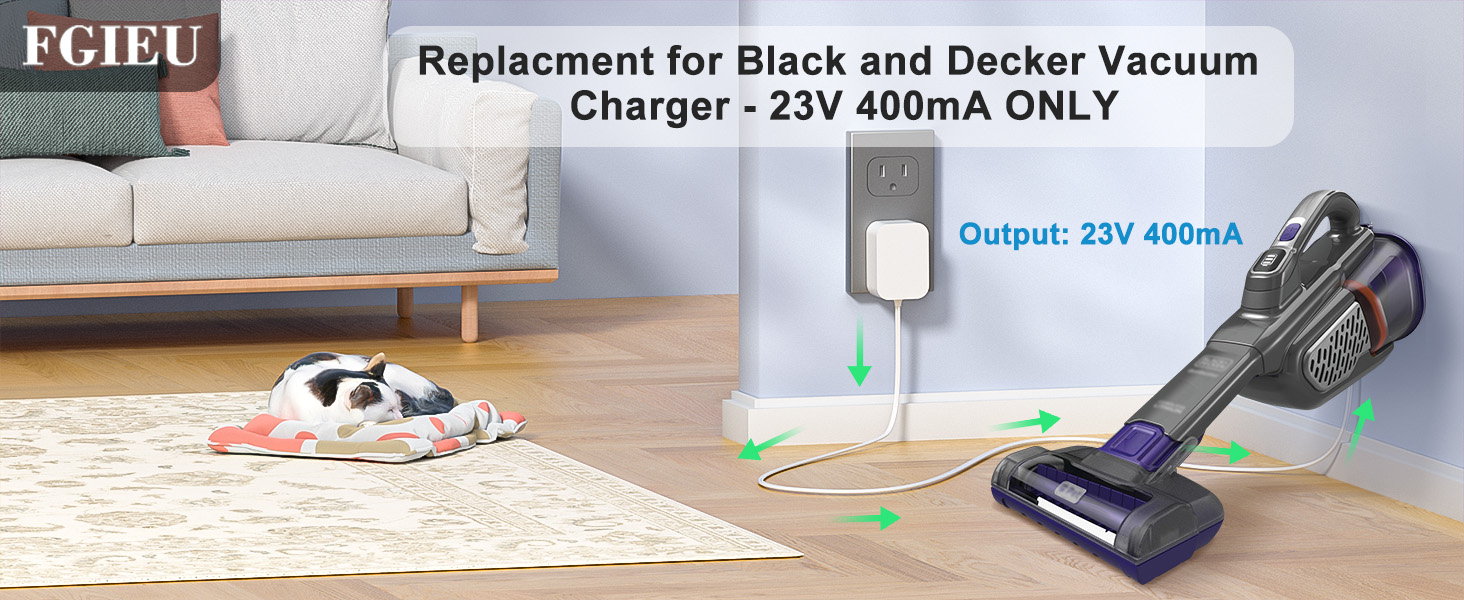 Black Decker vacuum charger