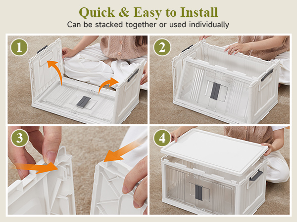 storage bins with lids