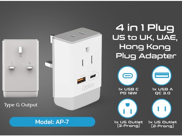 ireland travel plug adapter