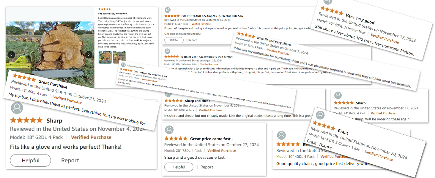 GOOD CHAINSAW CHAINS