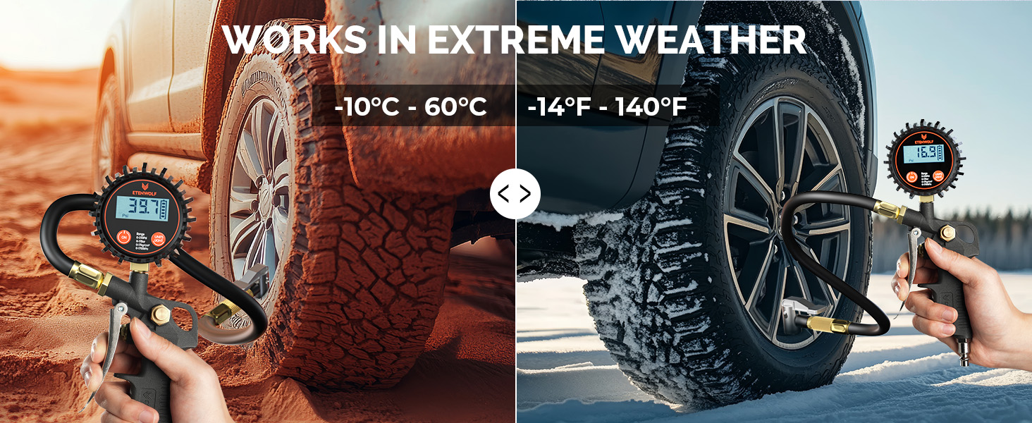 T500 tire pressure gauge