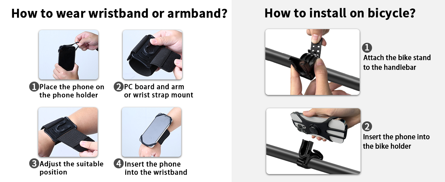 running phone holder armband