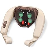 Beurer Shiatsu Neck and Back Massager with Heat | 4D Kneading Deep Tissue Neck Massager and Shoul...