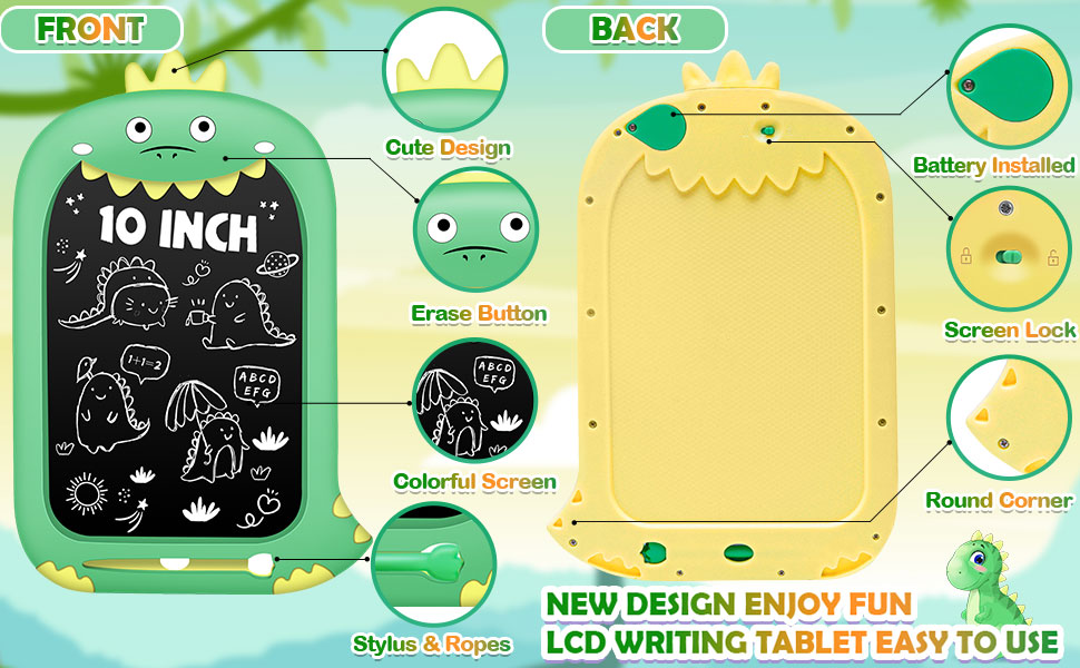 COLORFUL WRITING TABLET FOR KIDS