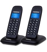 HelloBaby DECT 6.0 Cordless Phone with 2 Handsets, Advanced Call Block, Expandable Cordless Phone...