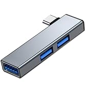USB C Hub for Laptop, VIENON Aluminium USB C to USB 3.0 Hub 3 Ports, Portable USB Extension for M...