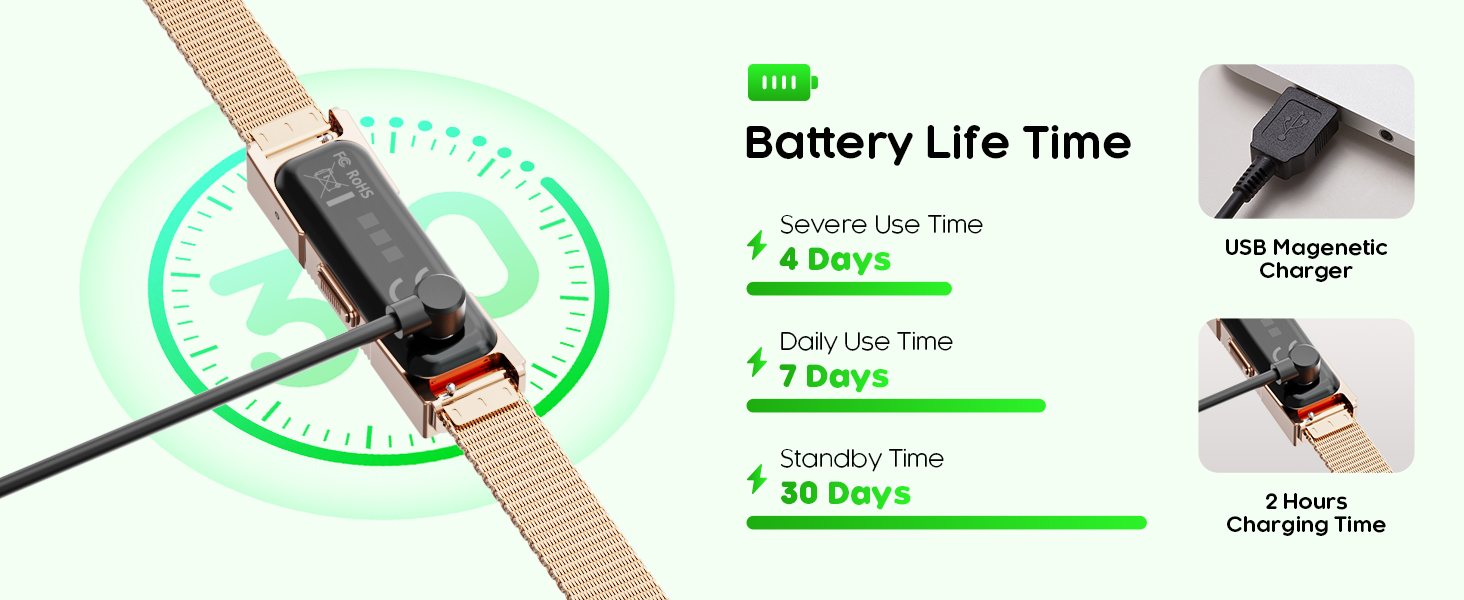 Women's Smart Bracelet long battery