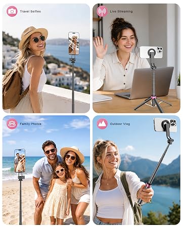 magnetic selfie stick for traveling