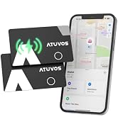 [Apple MFi Certified] ATUVOS Rechargeable Wallet Card, Ultra-Thin 1.6mm Blueooth Air Tag Tracker ...