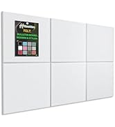 Hsurbtra Large Cork Board for Wall 36 x 24 Inch, 6 Pack Felt Bulletin Notice Board with Pushpins ...