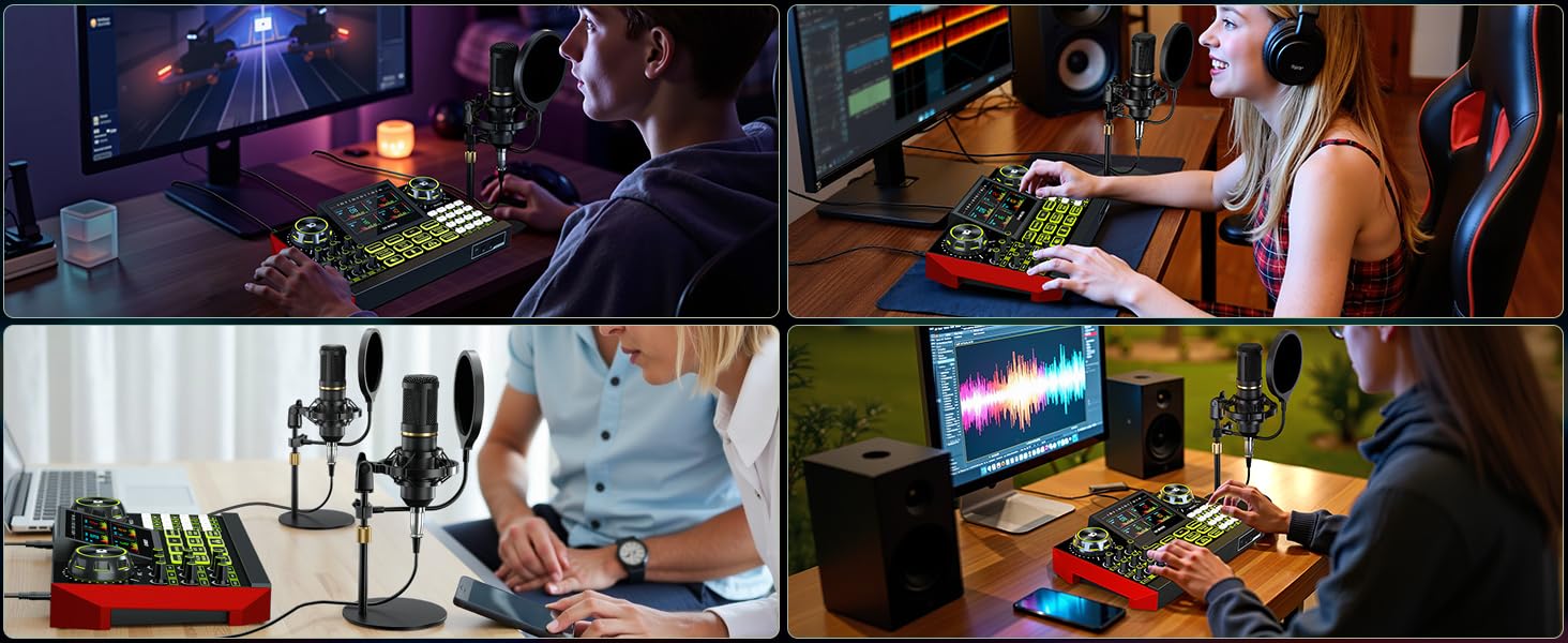 live sound card audio mixer sound mixer audio mixers xlr interface audio interface for mac