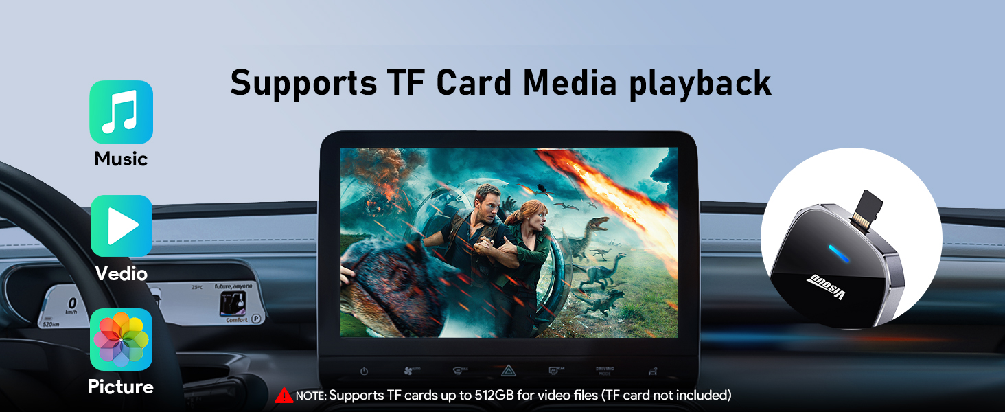 Support TF Card Playback