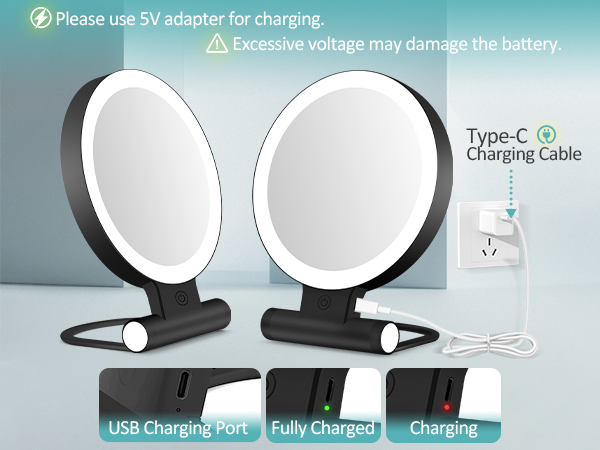 Rechargeable Mirror