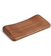 Faluber Ergonomic Walnut Wood Wrist Rest for Mouse - 6.3x3.15 inches/16x8cm, Comfort Support with...