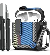 RFUNGUANGO Airpods Case 2 and 1 with Cleaning Kit, Apple AirPods 2nd Generation/1st Generation Ch...