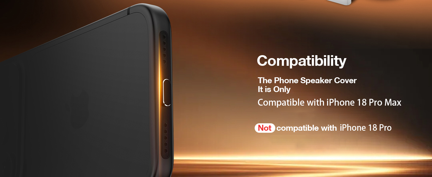 for iphone 18 pro max speaker dust cover