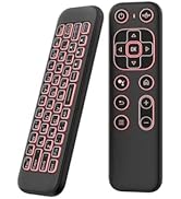 iPazzPort Mini Air Mouse Remote Keyboard with 7-Color Backlight for Android TV Box, Smart TV, HTP...
