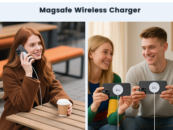 Portable MagSafe charger for iPhone