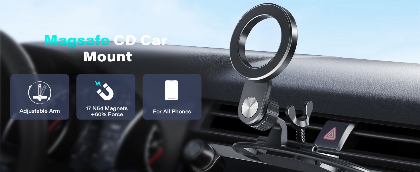 cd phone holder for car