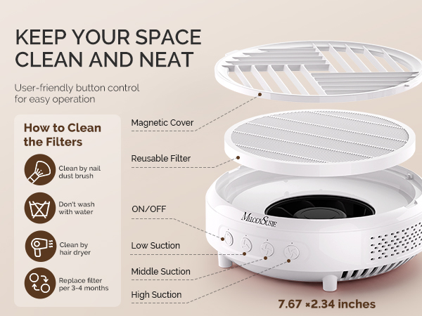 Nail Dust Collector