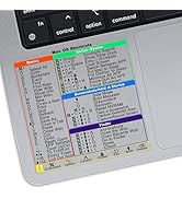 2-Pack Mac Keyboard Shortcut Stickers.Mac OS Shortcuts Sticker 2026 for 13-16 inch MacBook Pro/Ai...