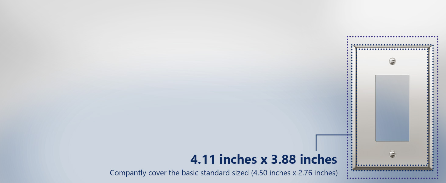 Metal Wall Plate Premiun A+ 06 PC