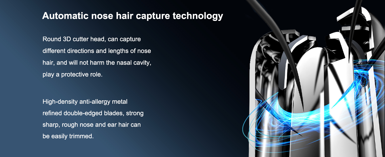 Aiefeya nose and ear hair trimmer for men