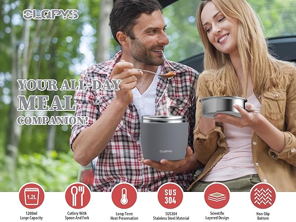 40oz Stainless Steel Vacuum Insulated Food Jar