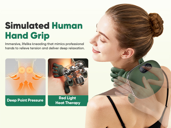 hand neck massager, massage neck, massager neck