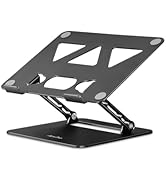 Aoviho Adjustable Laptop Stand for Desk, Portable Laptop Stand Holder and Riser, Foldable Aluminu...