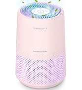 VENDFO Air Purifiers for Bedroom, H13 HEPA Air Purifiers - 24dB Ultra-Quiet Sleep Mode, 360° Outl...