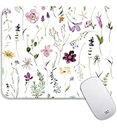 Armanza Square Mouse Pad Beautiful Flowers Plants, Personalized Premium-Textured Custom Mouse Mat...