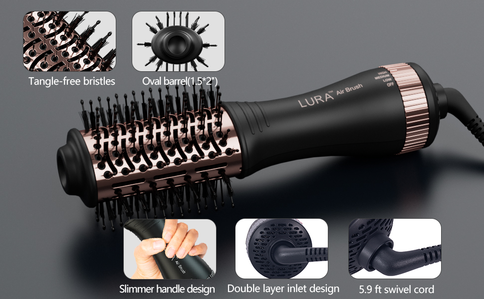 2 inch oval hairdryer brush