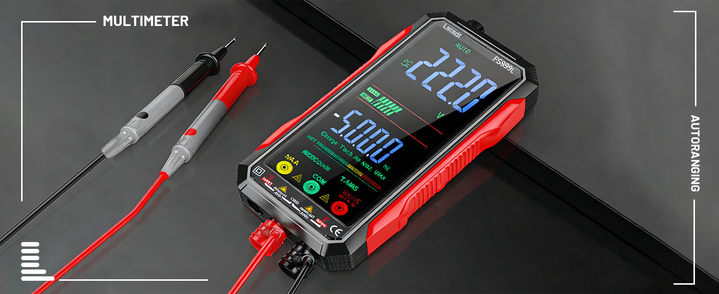 USB Rechargeable Digital Multimeter 6000 Counts
