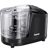 Reemix 1.5-Cup One-Touch Electric Food Chopper, 100W Mini Food Processor Meat Grinder, Mix, Chop,...