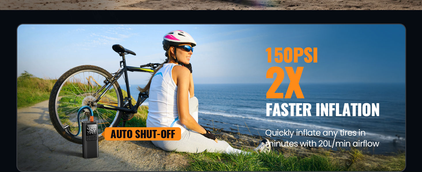 air compressor portable bullseye pro tire inflator car tire inflator air pump