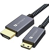 IVANKY Mini HDMI to HDMI Cable 6ft, 4K@60Hz High Speed HDMI to Mini HDMI Cable, Aluminum Shell Br...