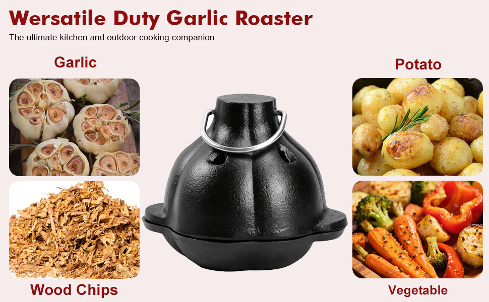 Cast Iron Garlic Roaster