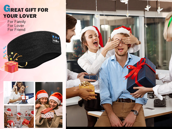 sleep headphones bluetooth headband eye mask sleeping earbuds cool gadgets holiday deal gifts